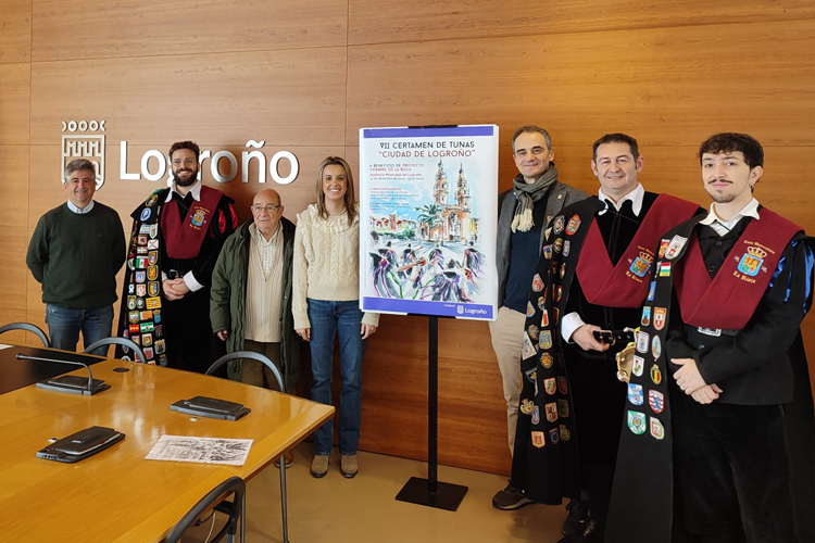 EL AUDITORIO DEL AYUNTAMIENTO DE LOGROÑO ACOGE EL VII CERTAMEN DE TUNAS CIUDAD DE LOGROÑO A BENEFICIO DE PROYECTO HOMBRE