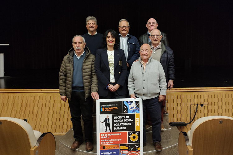 MICKY Y SU BANDA LOS D+, LOS ÁTOMOS Y MAIALEN LECUMBERRI ACTUARÁN EL 30 DE NOVIEMBRE A BENEFICIO DE PROYECTO HOMBRE LA RIOJA