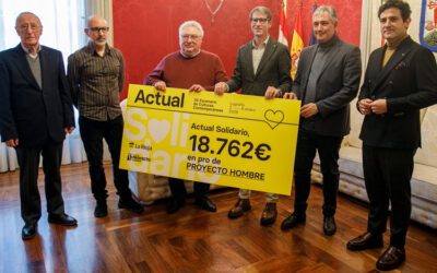 ACTUAL SOLIDARIO ENTREGA 18.762 € A PROYECTO HOMBRE LA RIOJA