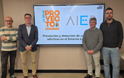 AIER Y FER IMPULSAN CON PROYECTO HOMBRE LA RIOJA UNA JORNADA SOBRE PREVENCIÓN DE LAS ADICCIONES EN EL ENTORNO LABORAL