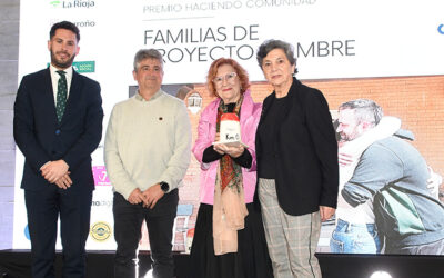 RIOJA2 OTORGA EL PREMIO “HACIENDO COMUNIDAD KM0” A LAS FAMILIAS DE PROYECTO HOMBRE LA RIOJA