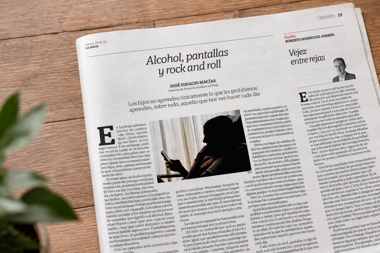 Alcohol pantallas y rock and roll - La Rioja